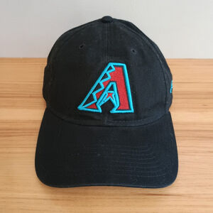 New Era Arizona Diamondbacks Adjustable Black Baseball Hat MLB Embroidered